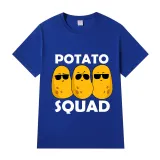 Adult Unisex Tops Exclusive Design Potato Squad T-shirts And Hoodies