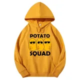 Adult Unisex Tops Exclusive Design Potato Squad T-shirts And Hoodies