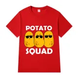 Adult Unisex Tops Exclusive Design Potato Squad T-shirts And Hoodies