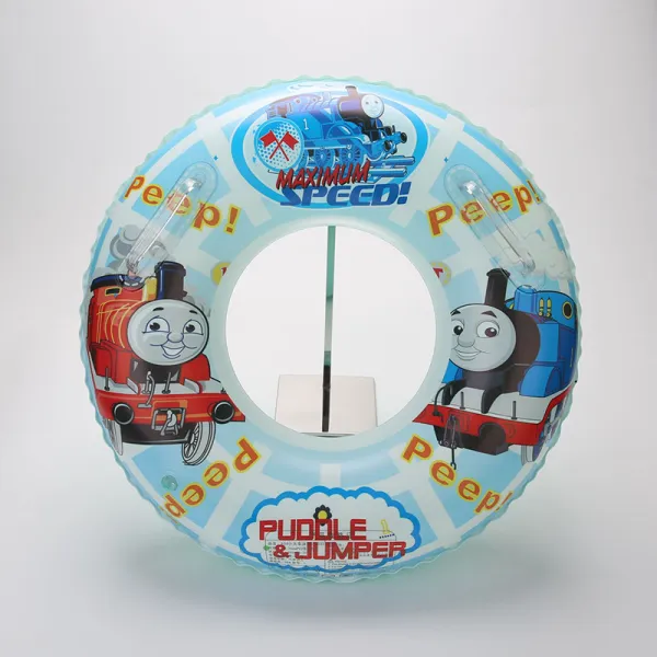 Toddler Kids Pool Floats Inflated Swimming Rings Train Swimming Circle