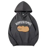 Adult Unisex Tops Exclusive Design Hippotatomus T-shirts And Hoodies
