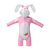 Toddler Kids Girl One Piece Swimsuit Long Sleeve Bunny Rabbit Surfwear Swimsuit