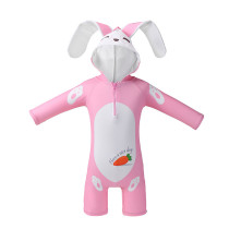 Toddler Kids Girl One Piece Swimsuit Long Sleeve Bunny Rabbit Surfwear Swimsuit