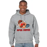 Adult Unisex Tops Exclusive Design Spud Muffin T-shirts And Hoodies