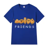 Adult Unisex Tops Exclusive Design Potato Friends T-shirts And Hoodies