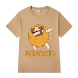 Adult Unisex Tops Exclusive Design Cool Pugtato With Glasses T-shirts And Hoodies