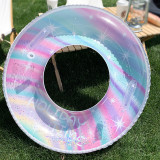 Toddler Kids Pool Floats Inflated Glittering Swimming Rings