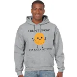 Adult Unisex Tops Exclusive Design I Don't Know I'm Just A Potato T-shirts And Hoodies