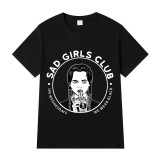 Adult Unisex Tops Exclusive Design On Wednesdays We Wear Black Sad Girls Club T-shirts And Hoodies