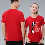 Adult Unisex Tops Exclusive Design On Wednesdays This Is My Happy Face T-shirts And Hoodies