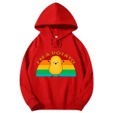 Adult Unisex Tops Exclusive Design I'm A Potato Rainbow T-shirts And Hoodies