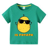 Kids Unisex Clothing Top For Boys And Girls Is Potato T-shirts