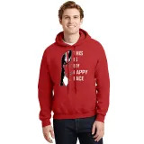 Adult Unisex Tops Exclusive Design On Wednesdays This Is My Happy Face T-shirts And Hoodies