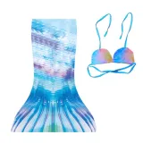 Toddler Girls 2 Pieces Swimwear Mermaid Bikini Swimsuit