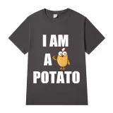 Adult Unisex Tops Exclusive Design I Am A Potato T-shirts And Hoodies