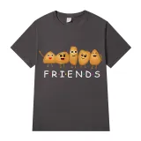 Adult Unisex Tops Exclusive Design Potato Friends T-shirts And Hoodies