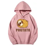 Adult Unisex Tops Exclusive Design Pugtato T-shirts And Hoodies