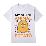 Adult Unisex Tops Exclusive Design My Spirit Animal Is A Potato T-shirts And Hoodies