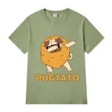 Adult Unisex Tops Exclusive Design Cool Pugtato With Glasses T-shirts And Hoodies