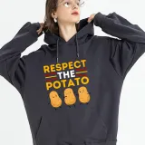Adult Unisex Tops Exclusive Design Respect The Potato T-shirts And Hoodies