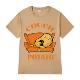 Adult Unisex Tops Exclusive Design Couch Potato T-shirts And Hoodies