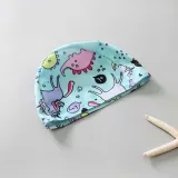 Toddler Kids Cartoon Dinosaurs Short Sleeve Swimsuit with Swim Cap