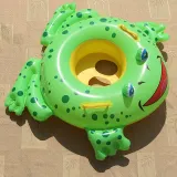 Toddler Kids Pool Floats Inflated Swimming Rings Frog Swimming Circle