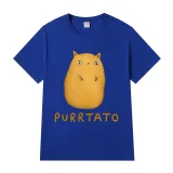 Adult Unisex Tops Exclusive Design Purrtato T-shirts And Hoodies