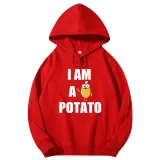 Adult Unisex Tops Exclusive Design I Am A Potato T-shirts And Hoodies