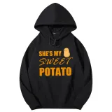 Adult Unisex Tops Exclusive Design She Is My Sweet Potato I Yam T-shirts And Hoodies