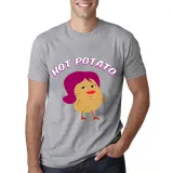 Adult Unisex Tops Exclusive Design Hot Potato T-shirts And Hoodies