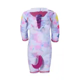Toddler Kids Girl One Piece Swimsuit Long Sleeve Unicorns Surfwear Swimsuit