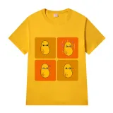 Adult Unisex Tops Exclusive Design Potato Emoji T-shirts And Hoodies