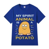 Adult Unisex Tops Exclusive Design My Spirit Animal Is A Potato T-shirts And Hoodies