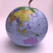Inflated PVC Geography Globe Beach Ball