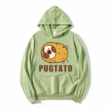 Adult Unisex Tops Exclusive Design Pugtato T-shirts And Hoodies