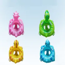Toddler Kids Pool Floats Inflated Swimming Rings Cartoon Dinosaurs Swimming Circle