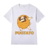 Adult Unisex Tops Exclusive Design Cool Pugtato With Glasses T-shirts And Hoodies