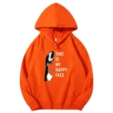 Adult Unisex Tops Exclusive Design On Wednesdays This Is My Happy Face T-shirts And Hoodies
