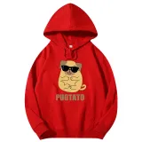 Adult Unisex Tops Exclusive Design Pugtato With Glasses T-shirts And Hoodies