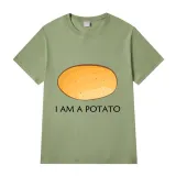 Adult Unisex Tops Exclusive Design I Am A Potato T-shirts And Hoodies
