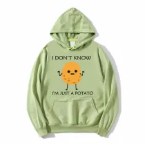 Adult Unisex Tops Exclusive Design I Don't Know I'm Just A Potato T-shirts And Hoodies