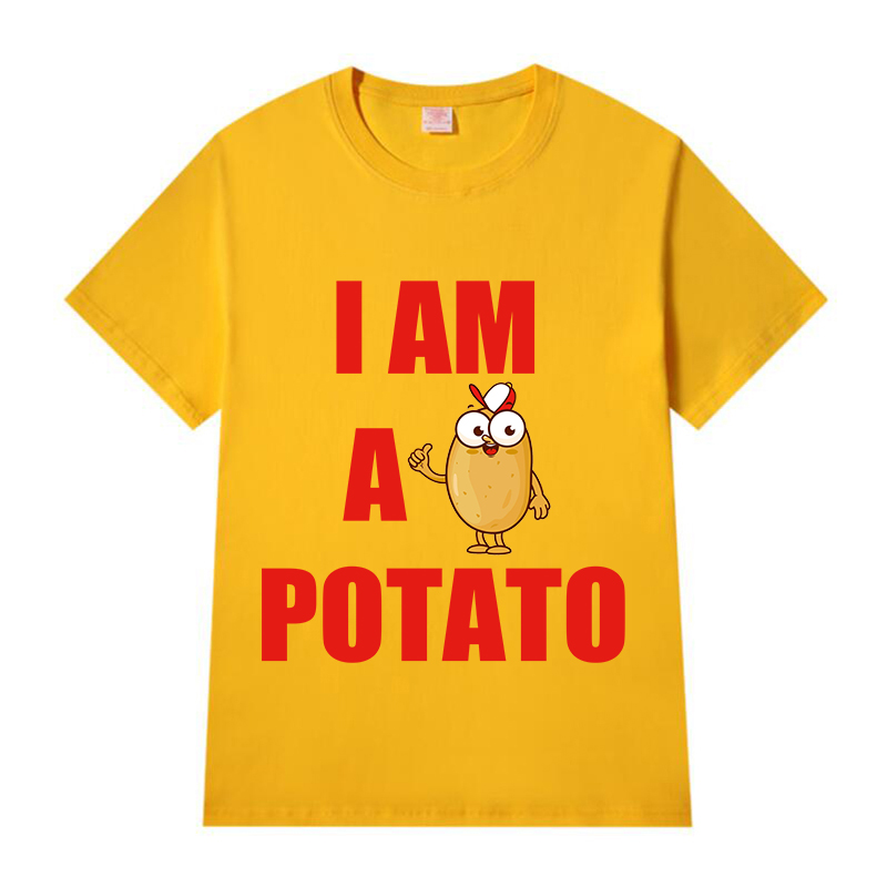 Adult Unisex Tops Exclusive Design I Am A Potato T-shirts And Hoodies