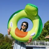 Pool Floats Inflated Swimming Rings Pineapple and Lemon Swimming Circle
