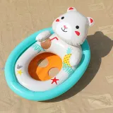 Toddler Kids Pool Floats Inflated Swimming Rings Monkey and Cow Swimming Circle