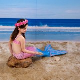 Toddler Girls 3 Pieces Swimwear Mermaid Bikini Swimsuit