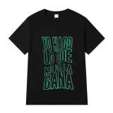 Adult Unisex Tops Exclusive Design Bad Bunny Yo Hago Lo Que Me Da La Gana Slogan T-shirts And Hoodies