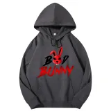Adult Unisex Tops Exclusive Design Bad Bunny Rabbit Slogan T-shirts And Hoodies
