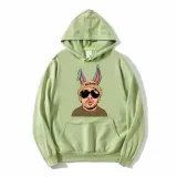 Adult Unisex Tops Exclusive Design Bad Bunny Man With Rabbit Ears T-shirts And Hoodies