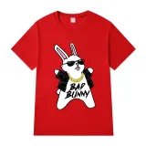 Adult Unisex Tops Exclusive Design Cartoon Bad Cool Bunny Rapper T-shirts And Hoodies